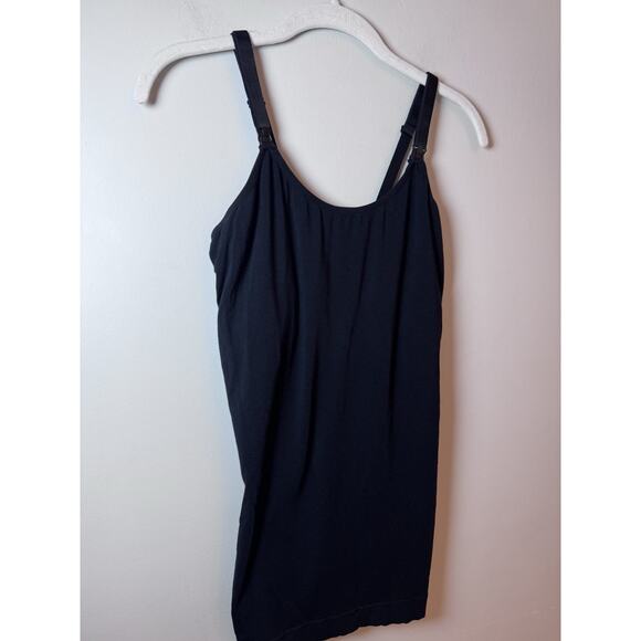 Modern Eternity Seamless Maternity/Nursing Yoga Tank XL Black NEW - Picture 9 of 12